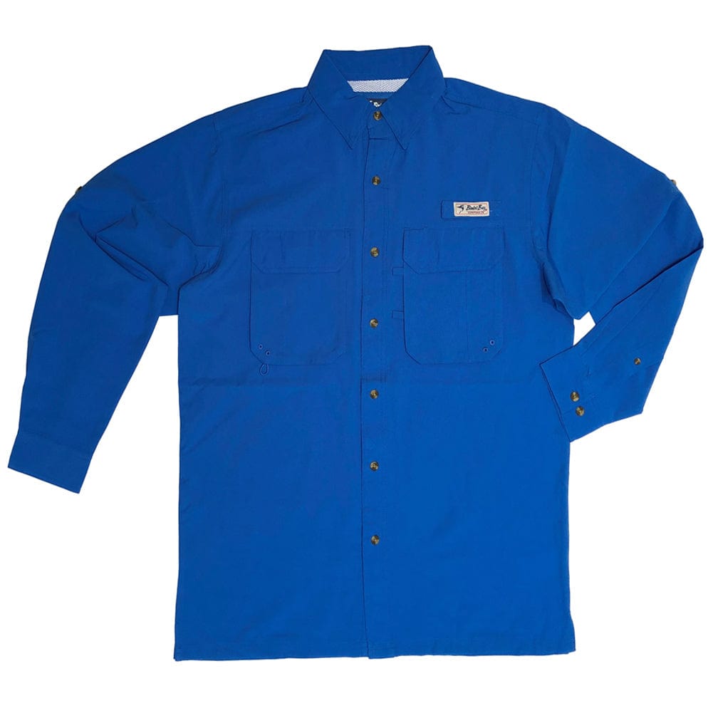 Bimini Bay Related Bimini Bay Men&#039;s Long Sleeve Blue Wave Shirt