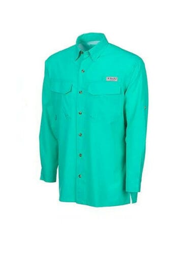 Bimini Bay Related M Bimini Bay Men&#039;s Long Sleeve Gulf Green Shirt