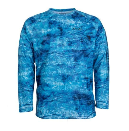 Bimini Bay Men's Deep Current Ocean Blue Shirt - 2XL - 1