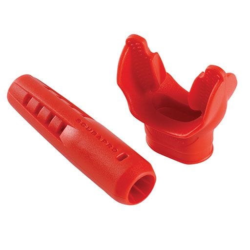 ScubaPro Related Red Scubapro Mouthpiece + Hose Protector Sleeve Kit
