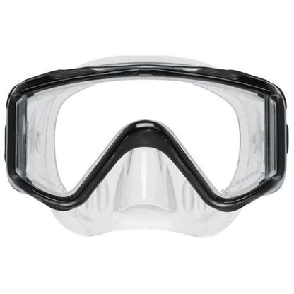 Scubapro Crystal VU Plus w/o Purge Mask - Black/Gray-Clear Skirt - 17