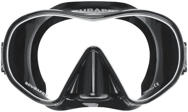 Scubapro Solo Mask - Black/White-Black Skirt - 11