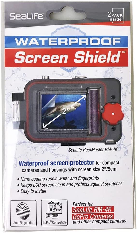 SeaLife Custom Sealife Screen Shield for RM-4K 2- pk. Fits cameras  and housings with a screen Sealife Screen Shield for RM-4K 2- pk. Fits cameras  and housings with a screen