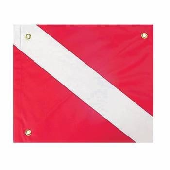 Trident Custom Trident NYLON DIVE FLAG WITH STIFFENER 14 Trident NYLON DIVE FLAG WITH STIFFENER 14
