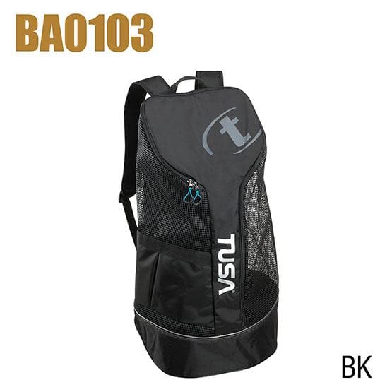 Tusa Mesh Backpack Gear Bag - Black - 6