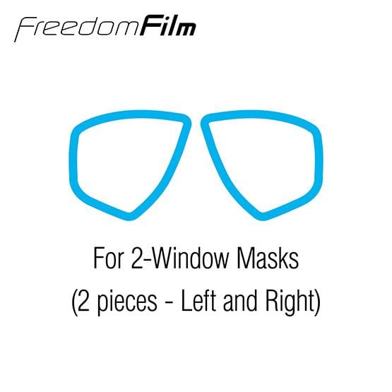 Tusa FREEDOM FILM ANTI-FOG (All 2-window masks) - Tusa FREEDOM FILM ANTI-FOG (All 2-window masks) - 2