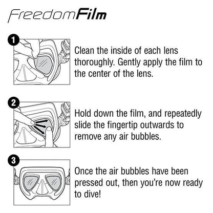 Tusa FREEDOM FILM ANTI-FOG (All 2-window masks) - Tusa FREEDOM FILM ANTI-FOG (All 2-window masks) - 3