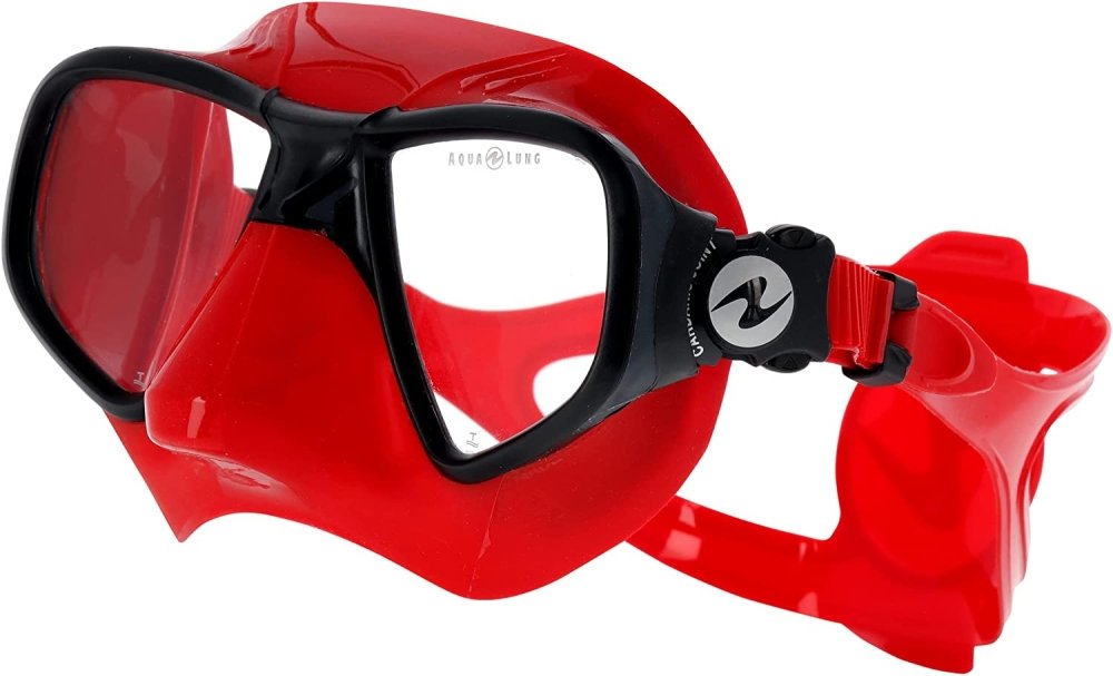 Aqua Lung MICROMASK X - Red/ Ultra Clear - 1