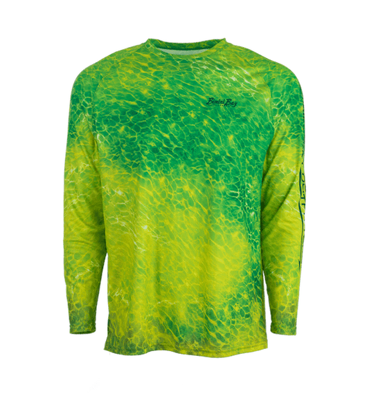 Bimini Bay Deep Sea Emerald Camo Long Sleeve Shirt - 3XL - 1