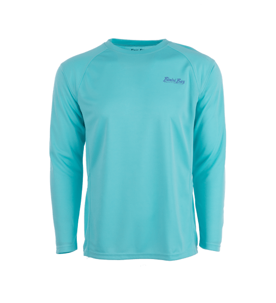 Bimini Bay Cabo Crew Long Sleeve Aqua Shirt - XL - 1