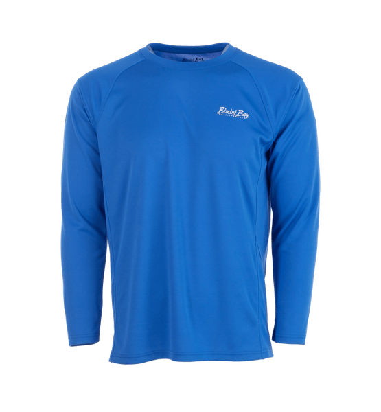 Bimini Bay Cabo Crew Long Sleeve Blue Wave Shirt - XL - 3