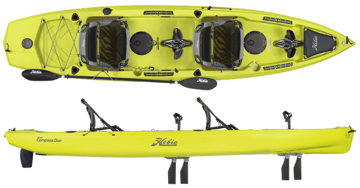 Hobie Compass Duo Tandem Kayak - Seagrass - 2