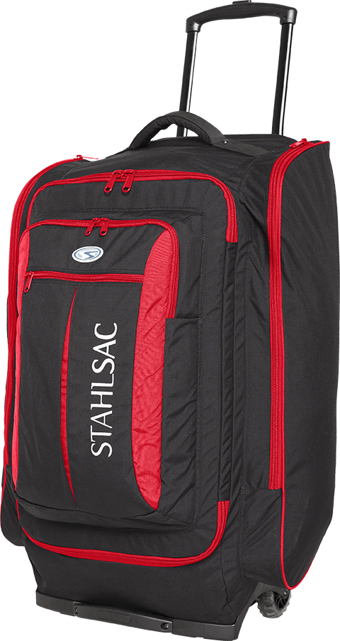 Stahlsac Caicos Cargo Pack Roller Bag - Red-Black - 1